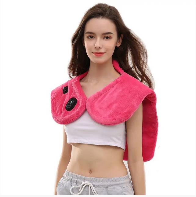 Електричний шаль Lesko YX205 з підгрівом через USB тепла захист від холоду, фото №2