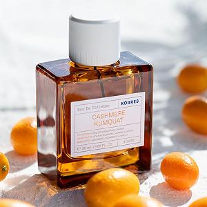 Туалетная вода KORRES CASHMERE KUMQUAT Восточный, Цветочный аромат для женщин с апельсиновым цветом и кашемиром, Веганский, 50 мл synthetic.ua - Фото 1