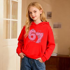 Джемпер Generisch Детский, Six Seven Толстовка Детская Свитшот для мальчиков и девочек 67 Печатная Толстовка Повседневные Мягкие Толстовки Уличная одежда Рубашка с длинными рукавами Унисекс synthetic.ua - Фото 1