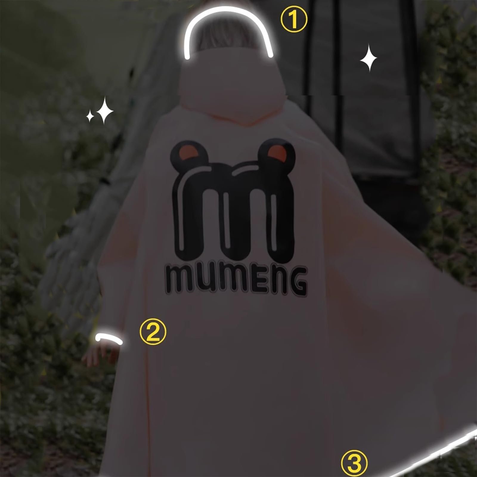 Дитячий дощовик для дівчаток і хлопчиків Водонепроникний, фото №3 Дитячий дощовик для дівчаток і хлопчиків Водонепроникний, фото №3