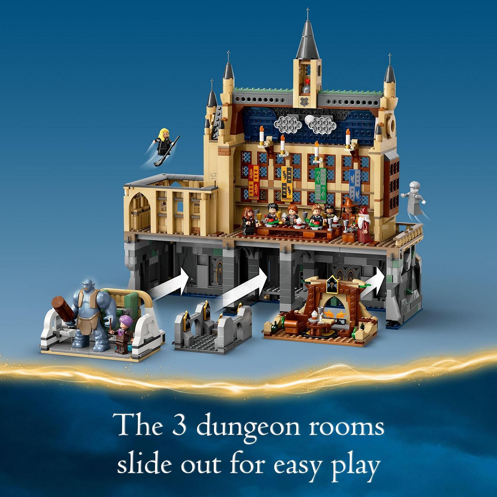 Конструктор LEGO Harry Potter Замок Хогвартс: Большой зал 11 минифигурок, фото №6