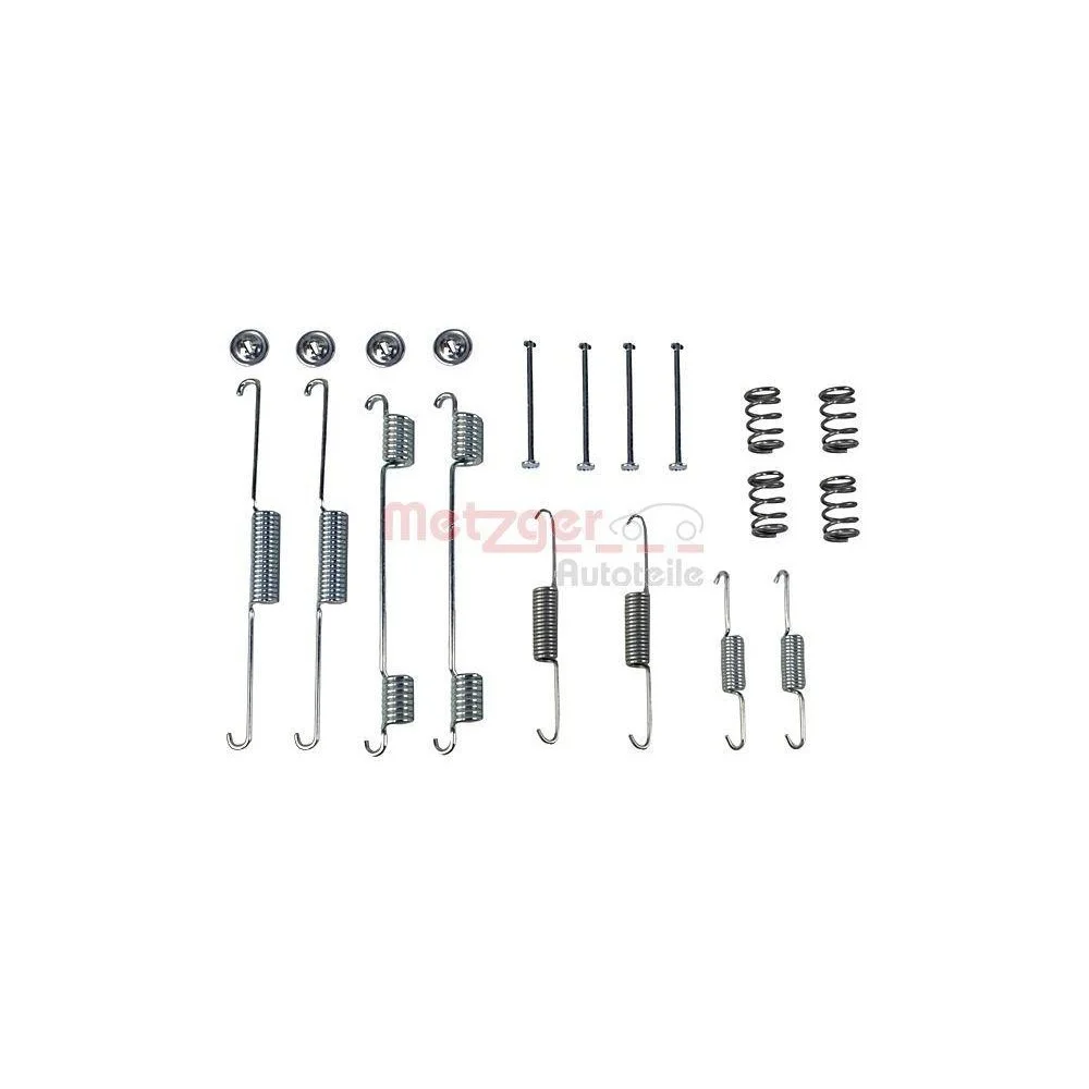 Комплект принадлежностей, тормозные колодки METZGER 105-0817 задняя ось, фото №1