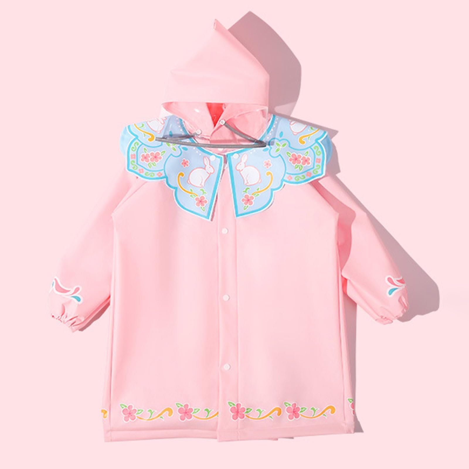 Дитячий дощовий плащ для дівчаток та хлопчиків, вітрозахисний, фото №5