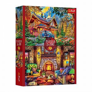 Пазл Trefl Mountain Tour 2 x 500 деталей - Фото 1