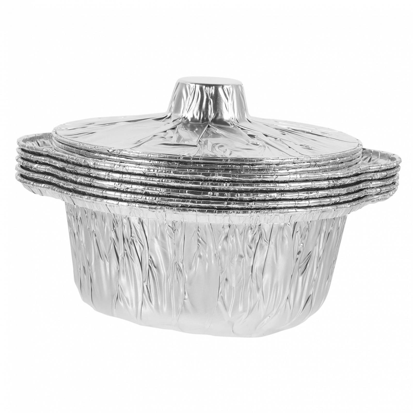 Форма из фольги YARNOW для выпечки, жарки, одноразовая, 1800 мл, 25.00 x 16.50 x 9.50 см, 10 штук, фото №5