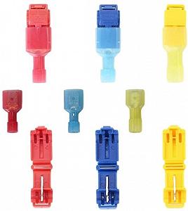 Набор клемм обжимных с изоляцией T-образные для быстрого монтажа TiP 30 шт 15 комплектов (546455234) - Фото 1