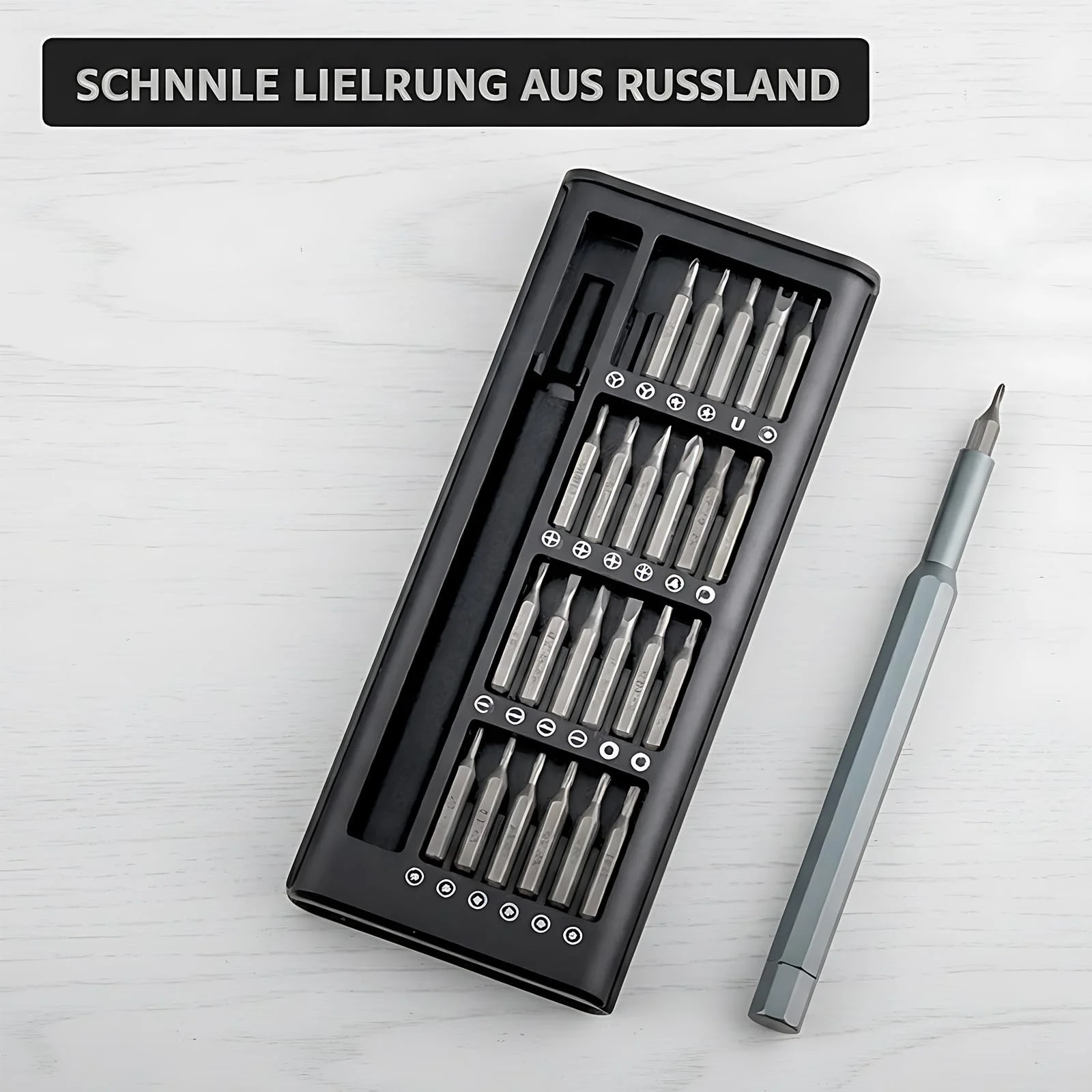 Набір прецизійних викруток Ebksqs 24 в 1 S2 Torx для електроніки, фото №7