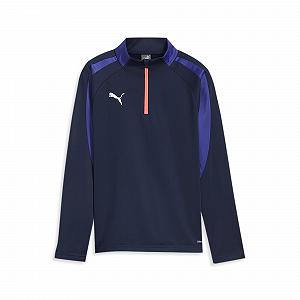 Футболка PUMA Individualliga 1/4 Zip Top Jr Детская Унисекс - Фото 1