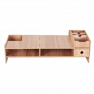 Подставка для ноутбука для монитора Современная офисная настольная стойка Полка - Фото 1