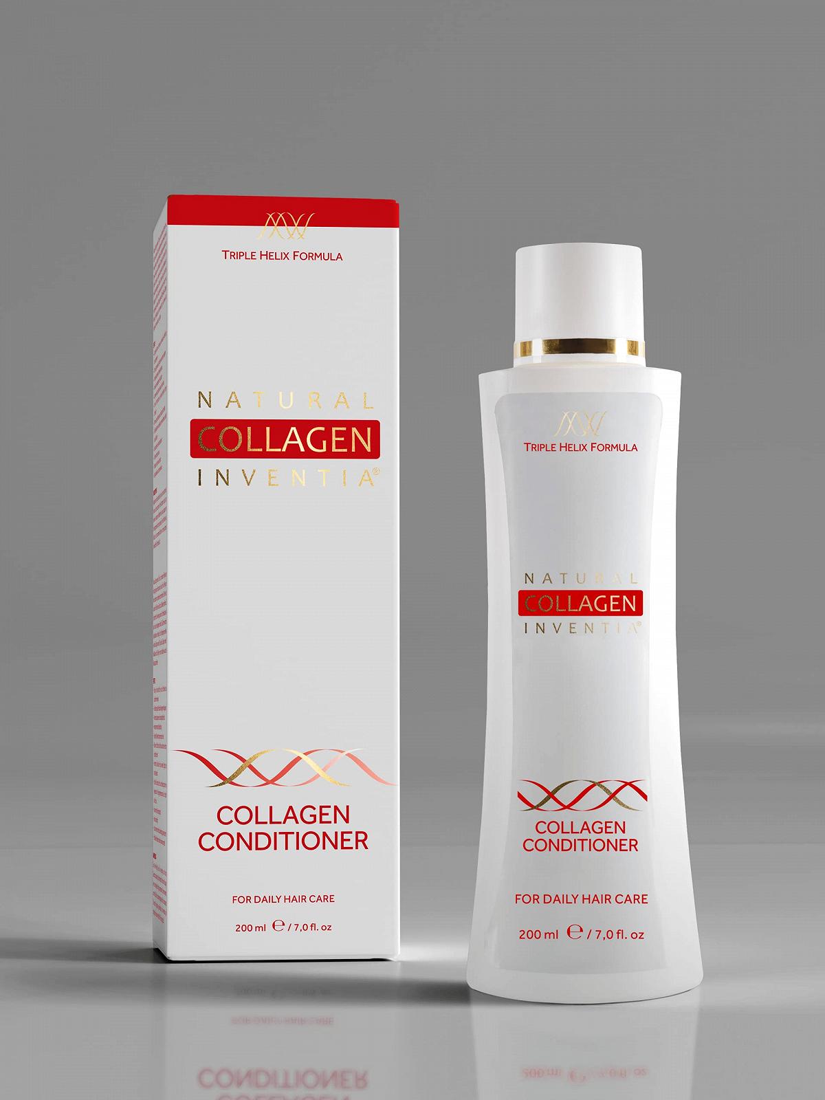 Кондиционер Natural Collagen Inventia Коллаген для волос 200 мл Шёлковый экстракт D-пантенол, фото №6