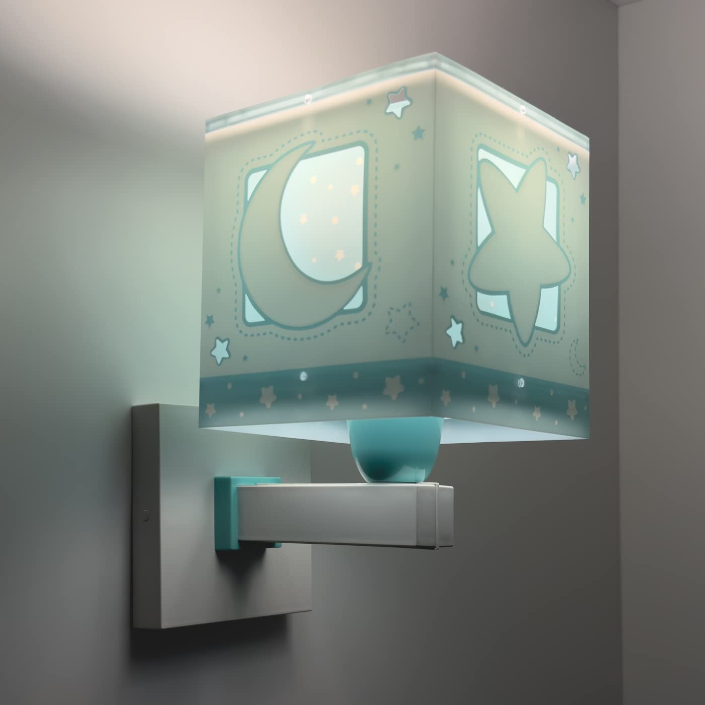 Светильник Dalber Moonlight Луна и звезды Зелёный, фото №4