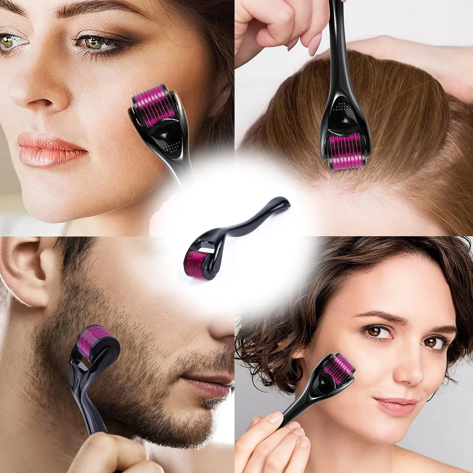 Ролер для бороди IKadiya, 0,25 мм, мікроголковий ролер, професійний мікронідлінг, фото №4