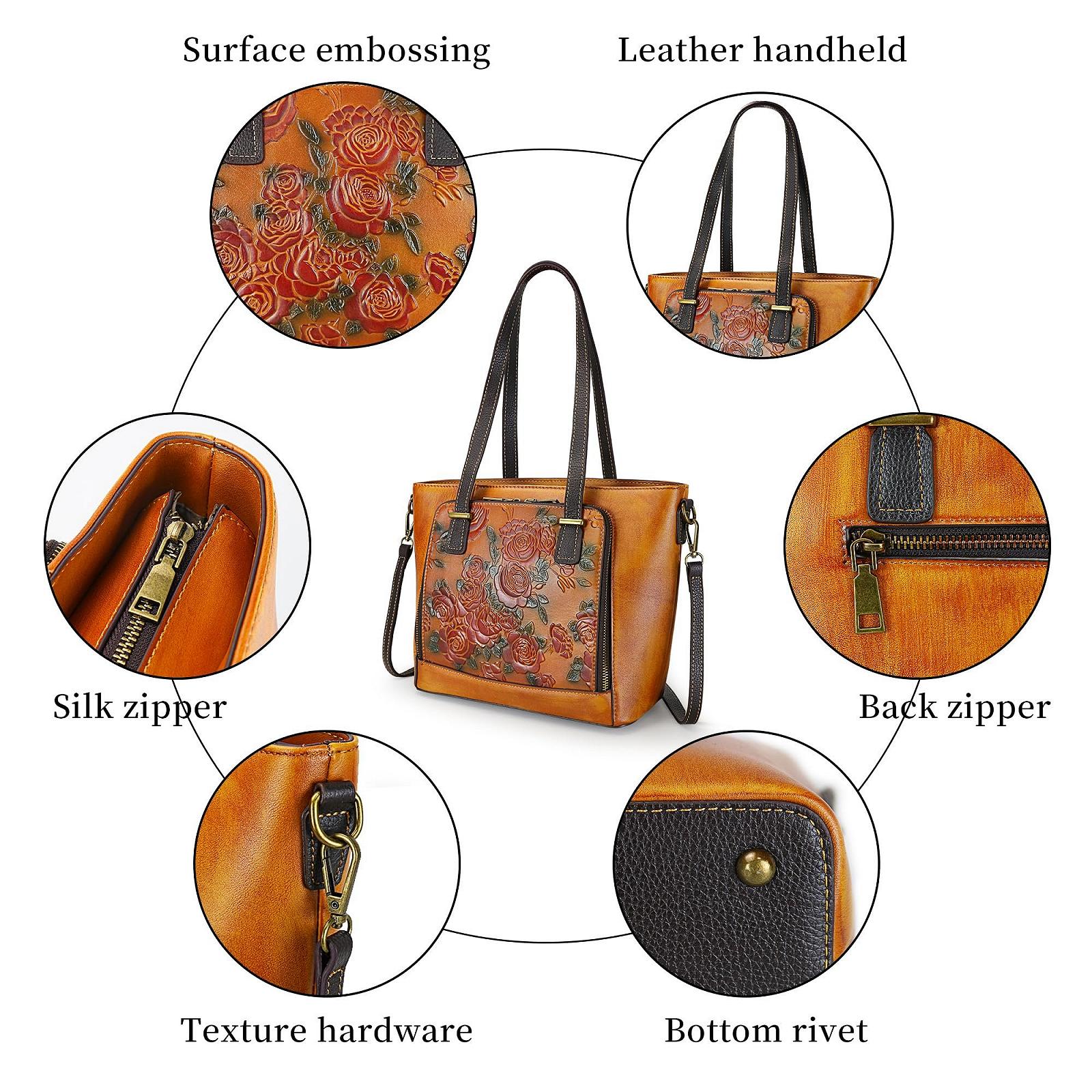 Сумка женская на плечо LEUTEULO, кожаная, большая, для офиса, школы, шоппинга и путешествий, фото №3 Сумка женская на плечо LEUTEULO, кожаная, большая, для офиса, школы, шоппинга и путешествий, фото №3