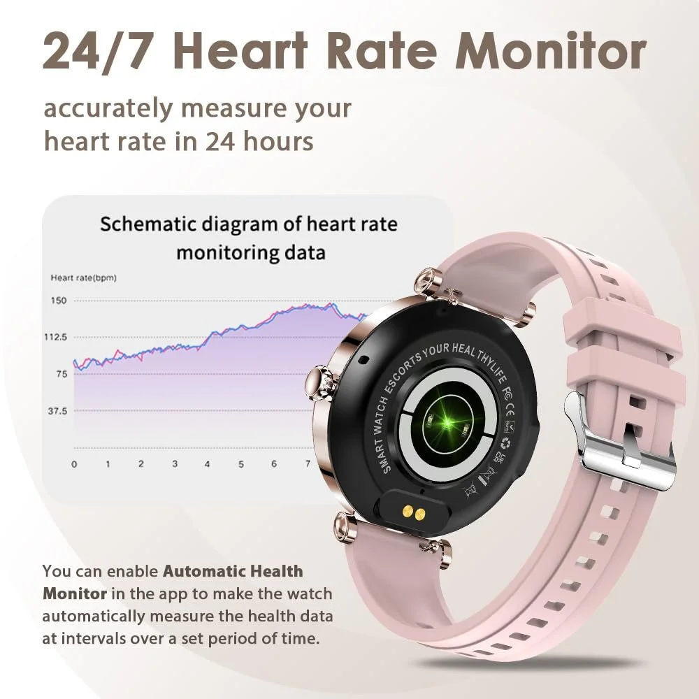 Смарт-годинник для жінок findtime DG4BK, чорний, фото №3 Смарт-годинник для жінок findtime DG4BK, чорний, фото №3