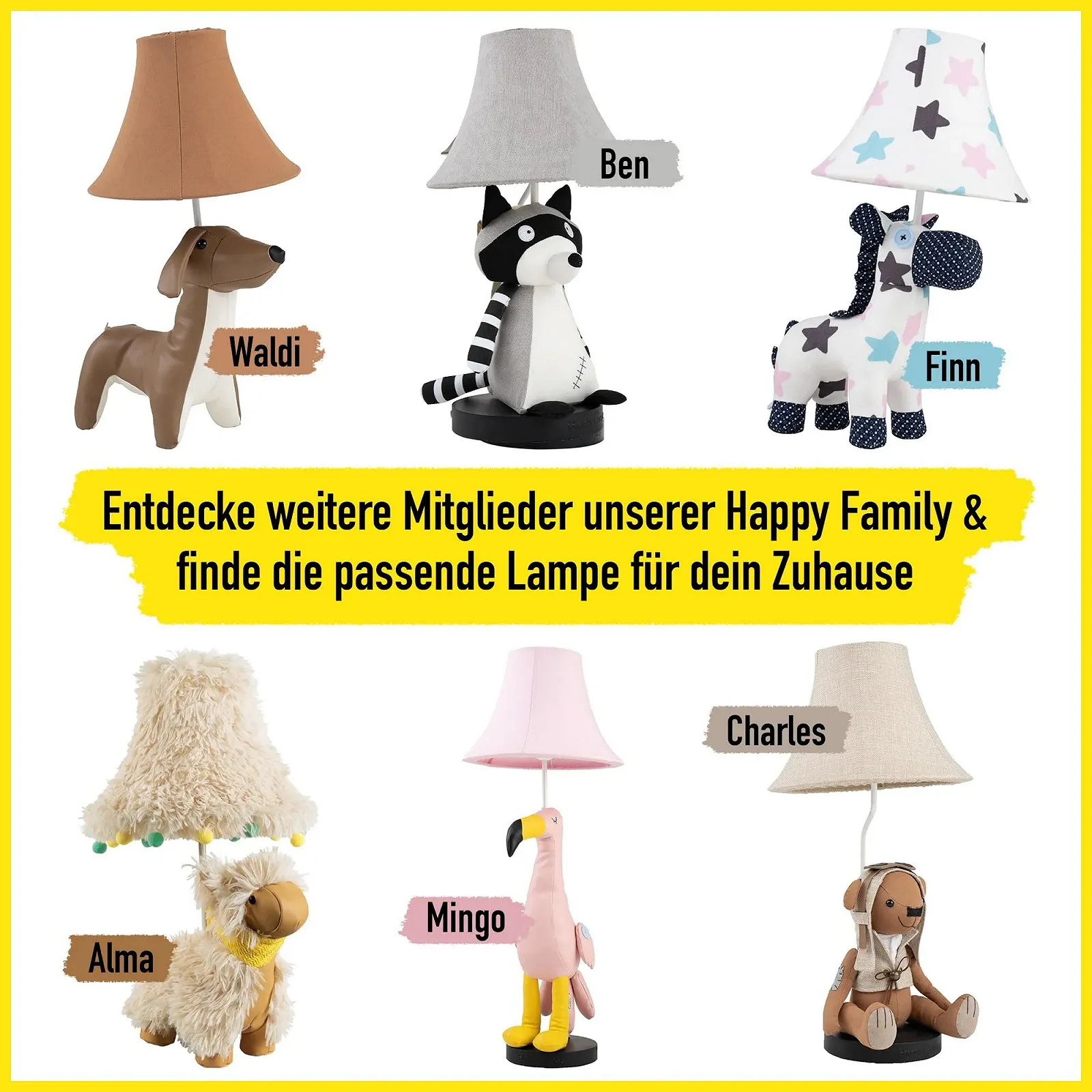 Настільна лампа Happy Lamps Eddie LED 60 см, фото №7