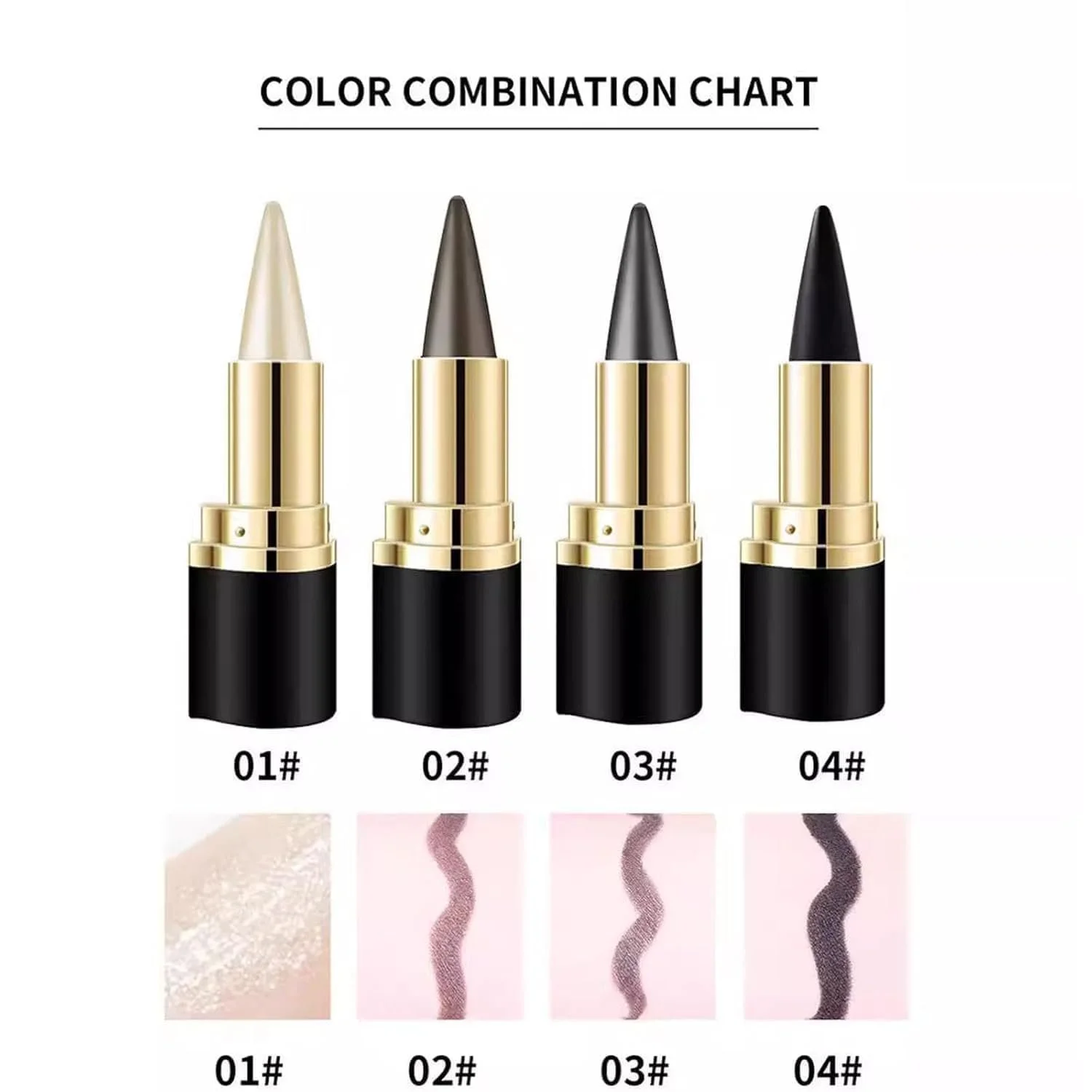 Гель-Олівець Ayky Long Wear Gel Eyeliner Чорний, фото №7