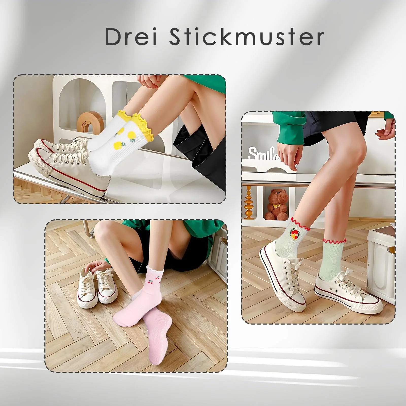 Носки для пилатеса Kaempe, 3 пары, фото №7