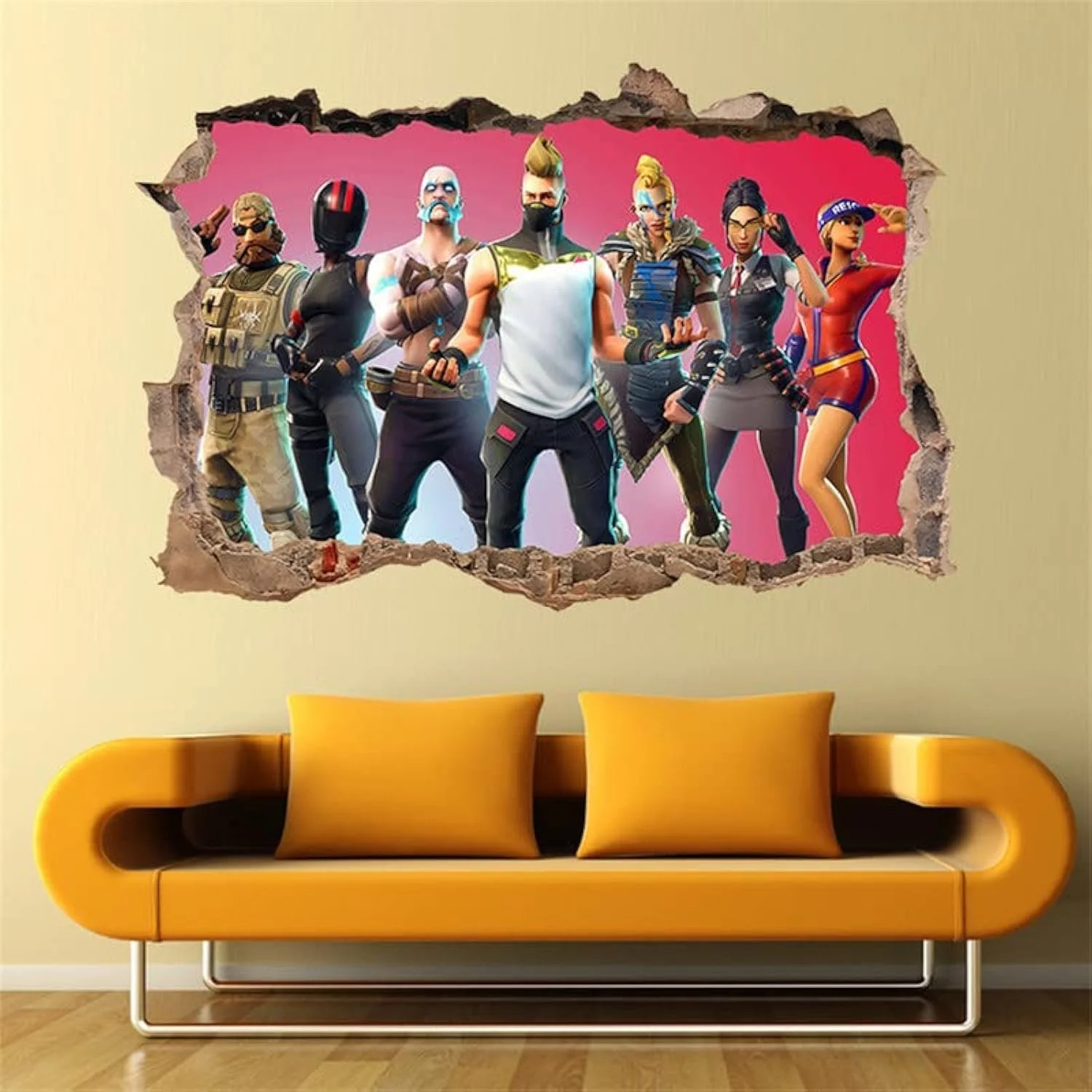 Наклейка на стіну 3D Геймер Відеоігри для дитячої самоклеюча, фото №1 Наклейка на стіну 3D Геймер Відеоігри для дитячої самоклеюча, фото №1