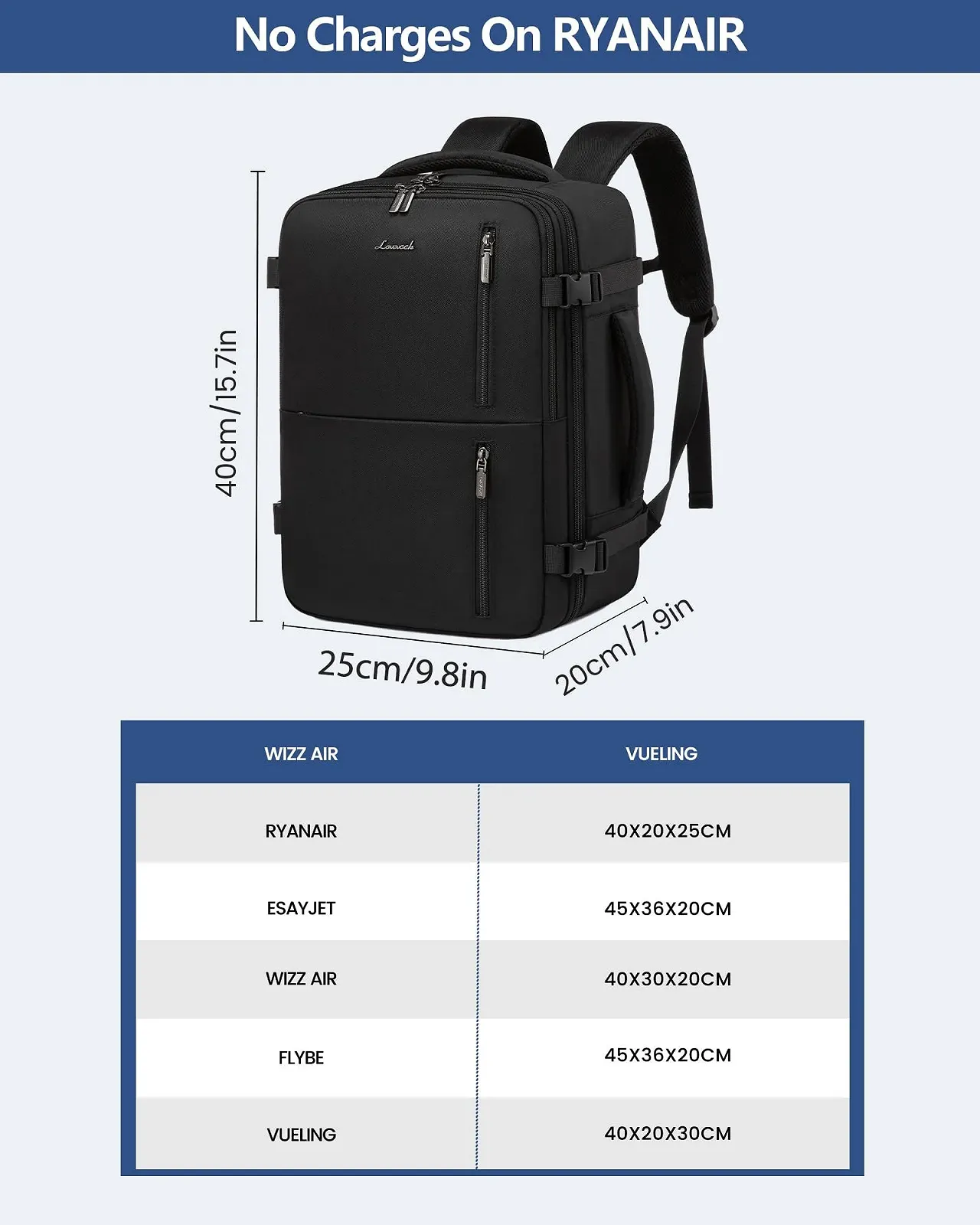 Рюкзак для ноутбука LOVEVOOK Travel 14" Бежевий, фото №6 Рюкзак для ноутбука LOVEVOOK Travel 14" Бежевий, фото №6