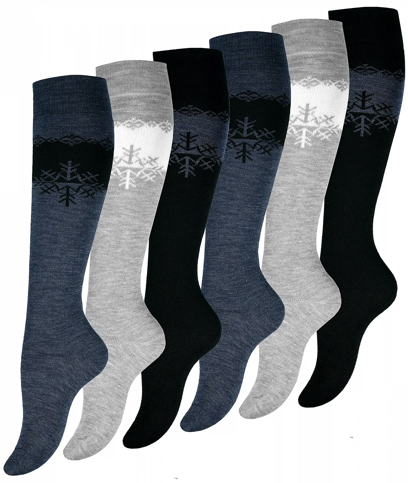 Термошкарпетки до коліна з вовни для жінок (3 або 6 пар), фото №1 Термошкарпетки до коліна з вовни для жінок (3 або 6 пар), фото №1