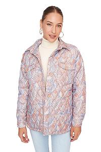 Куртка TRENDYOL Пуховик Текстурированная synthetic.ua - Фото 1