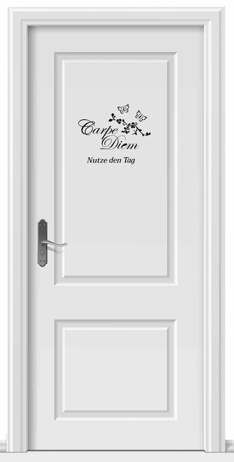 Наклейка на стіну A601 Carpe Diem 70 см x 60 см чорна, фото №3 Наклейка на стіну A601 Carpe Diem 70 см x 60 см чорна, фото №3