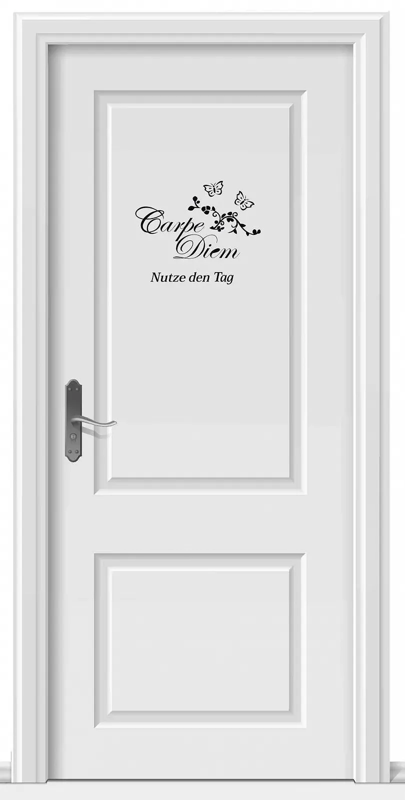 Наклейка на стену A601 Carpe Diem 70 см x 60 см черная, фото №3