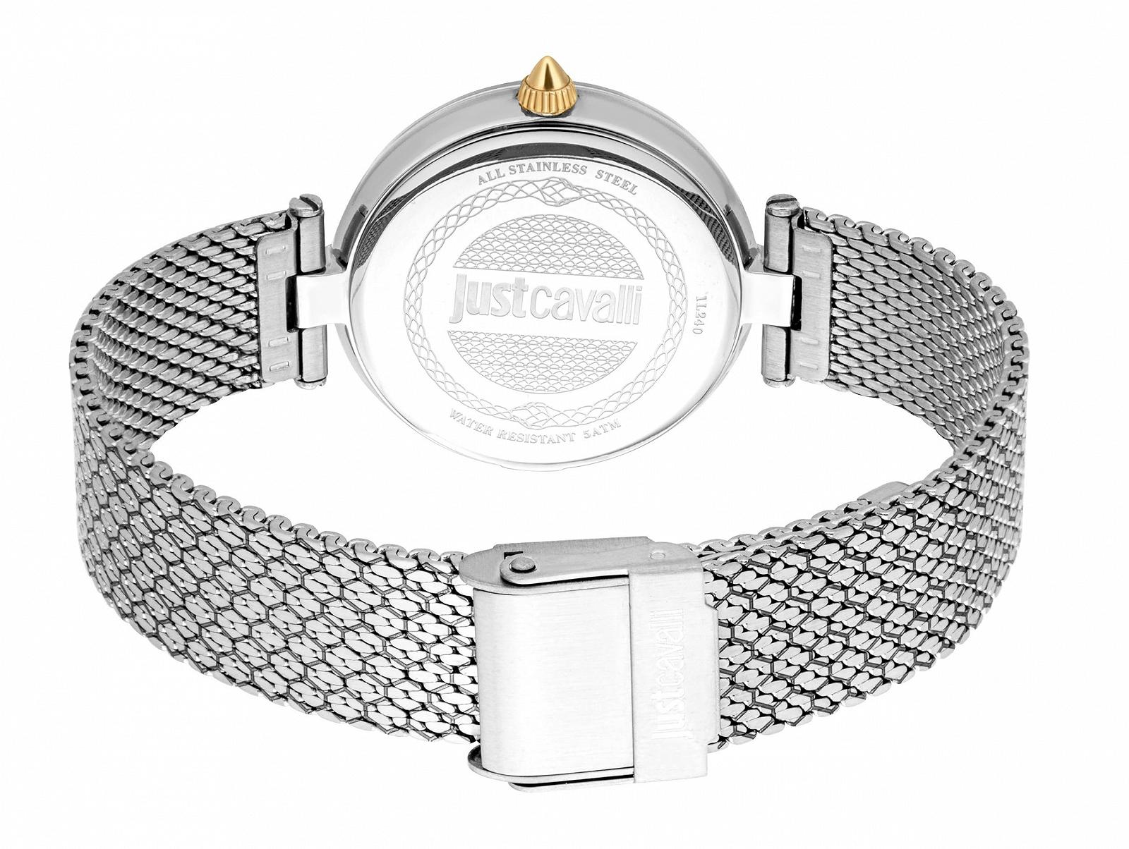 Женские аналоговые часы Just Cavalli JC1L240M0055, серебристый, браслет, фото №3 Женские аналоговые часы Just Cavalli JC1L240M0055, серебристый, браслет, фото №3
