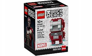 Конструктор Лего LEGO Brick Headz Железный Человек MK5 (40669) - Фото 1