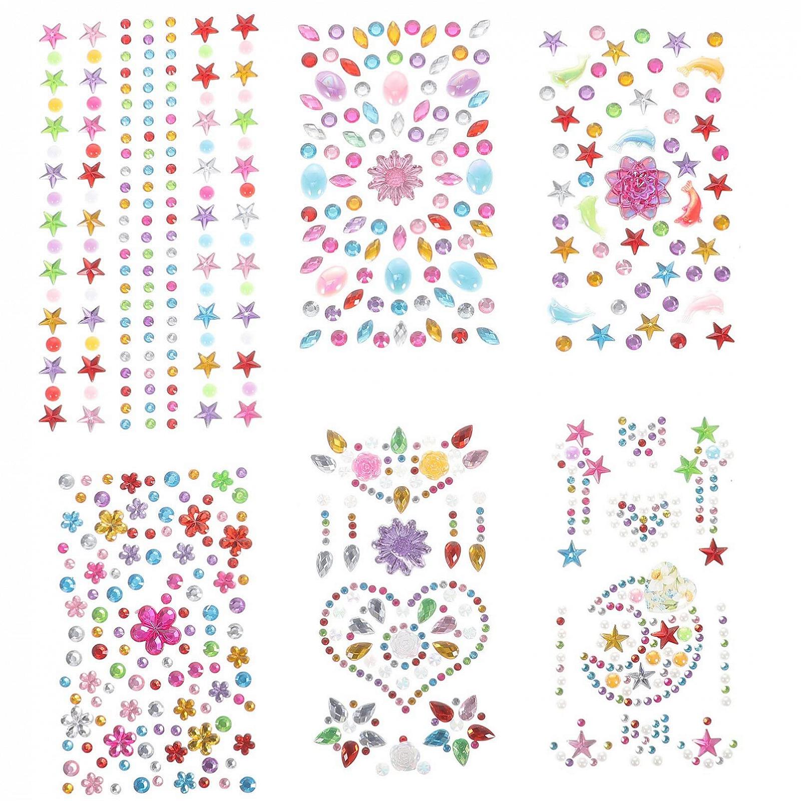 Наклейки для нігтів Tofficu Стрази Кристали, фото №8