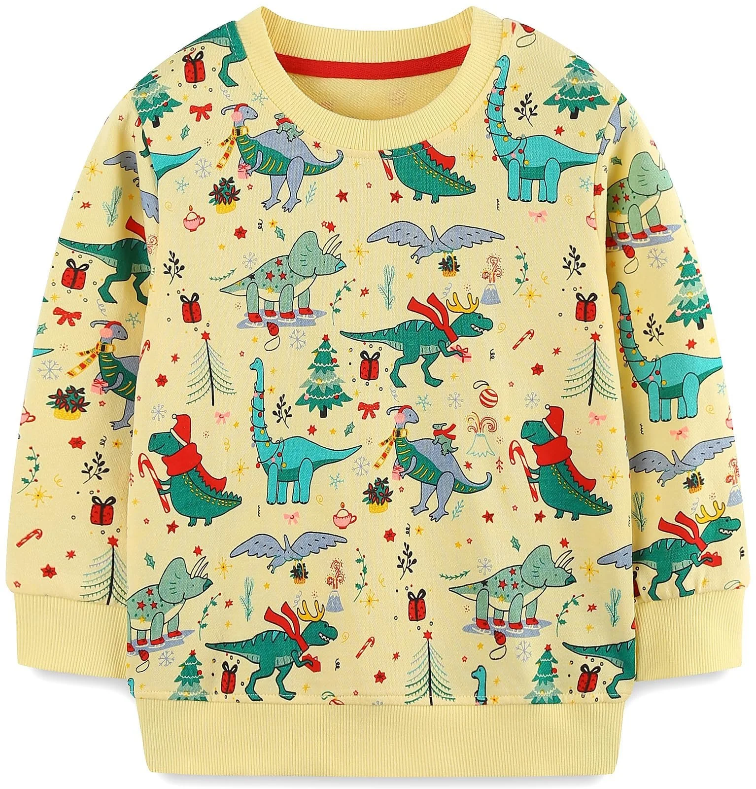 Дитячий Светшот для хлопчиків Різдвяний Мультяшний Пуловер, фото №1