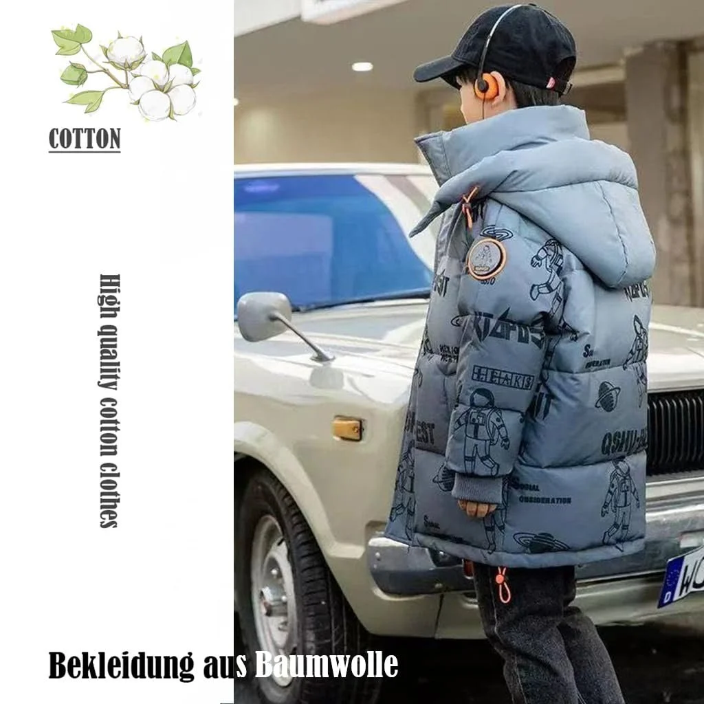 Зимняя куртка linboo для мальчиков, детская., фото №3 Зимняя куртка linboo для мальчиков, детская., фото №3