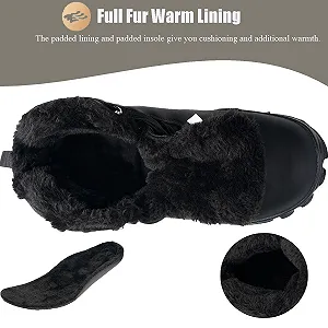 Мужские/зимние ботинки Sisttke Водонепроницаемые утепленные для активного отдыха, нескользящие зимние synthetic.ua - Фото 1