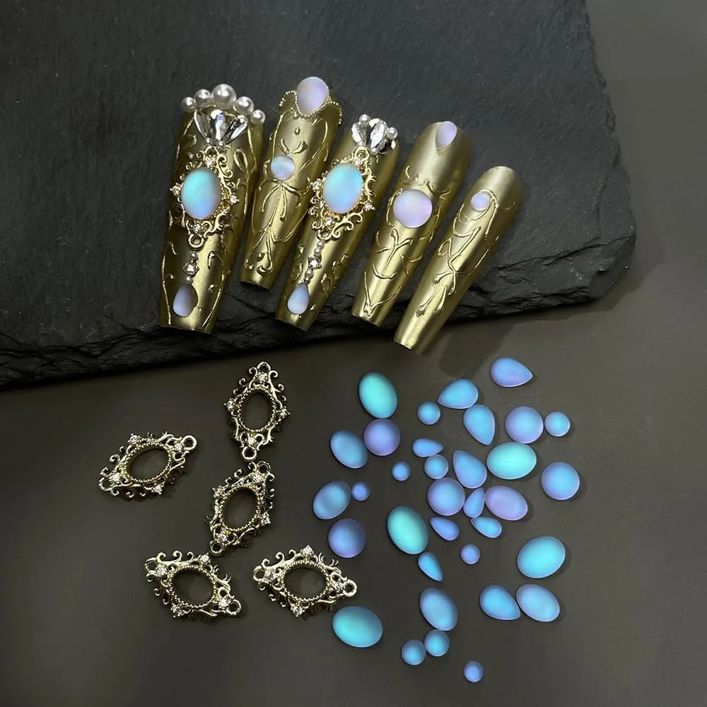 Стразы для ногтей Разные формы Размеры Полупрозрачный Синий Слезы 50 шт, фото №8 Стразы для ногтей Разные формы Размеры Полупрозрачный Синий Слезы 50 шт, фото №8