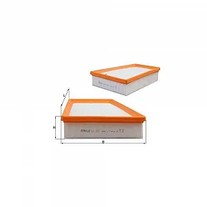 Воздушный фильтр KNECHT LX 2631 для MERCEDES-BENZ RENAULT - Фото 1