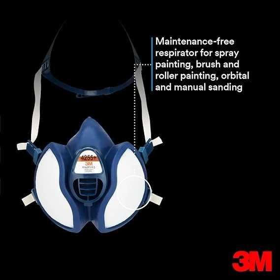 Респіраторна маска 3M 4255+ / A2P2 / Синій, фото №2