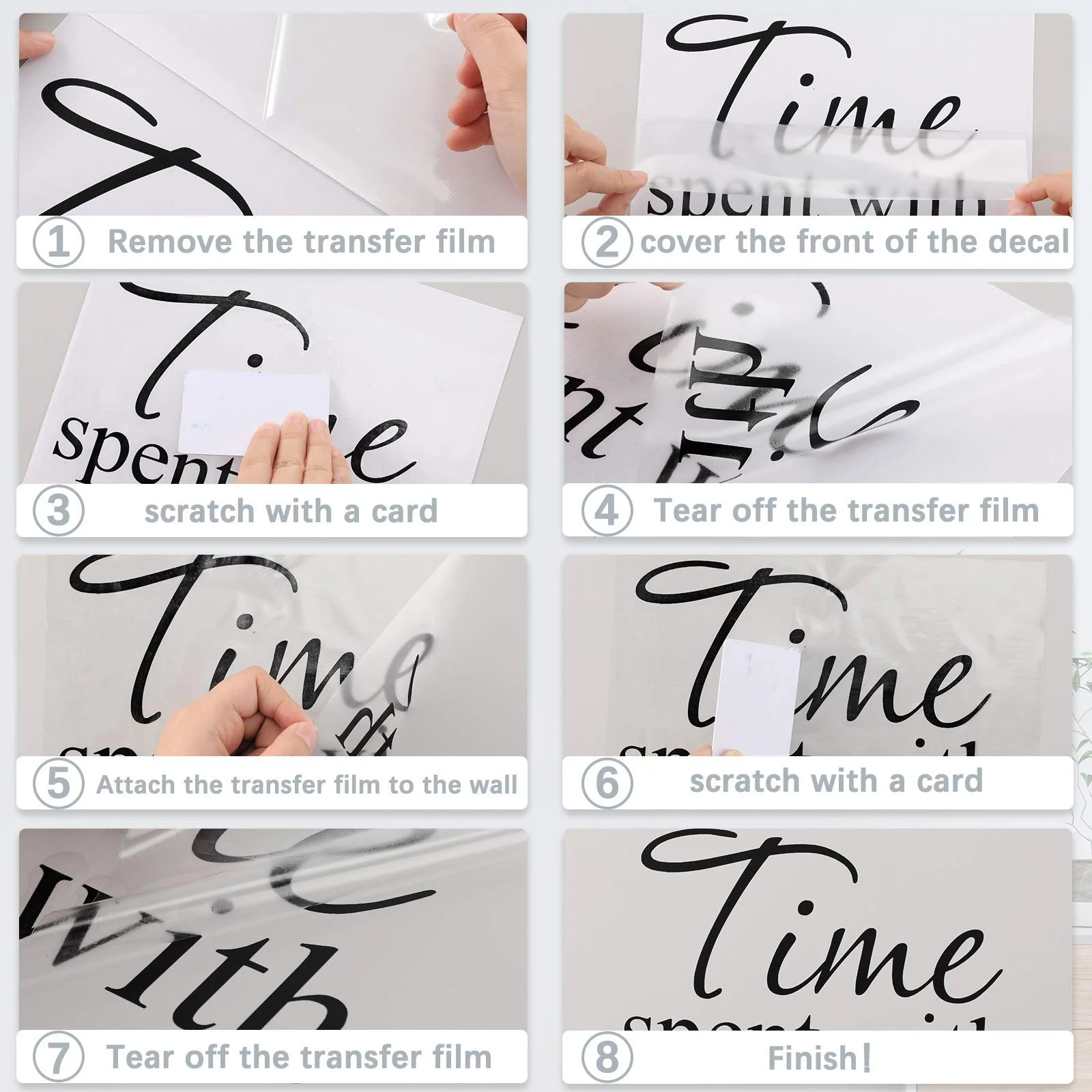 Виниловая наклейка на стену This is Us Crazy Loud Love 57 x 27,5 см, фото №6