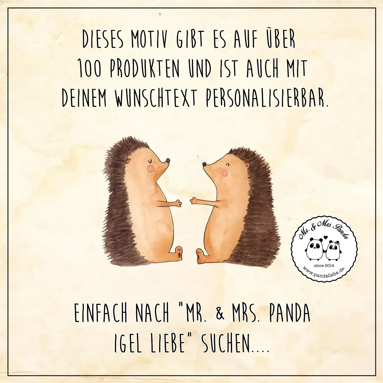 Миска для хлопьев Mr. & Mrs. Panda Ежик Любовь, керамическая, фото №6