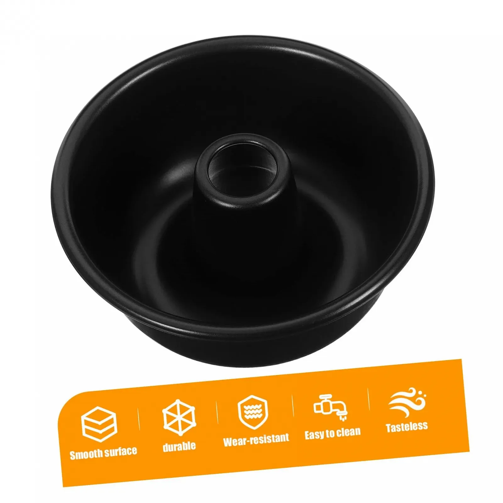 Форма для кекса Gatuida 5.62 x 5.62 x 2.16 дюймов алюминиевая антипригарная с отверстием, фото №5