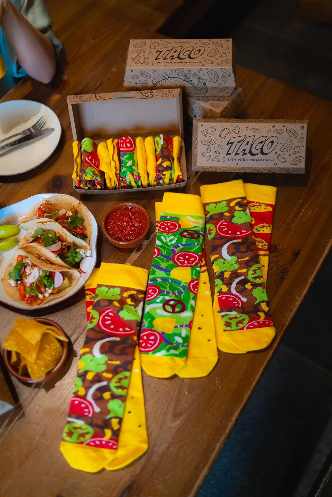 Шкарпетки Rainbow Socks Tacos Box - Жіночі/Чоловічі - 3 пари, фото №3