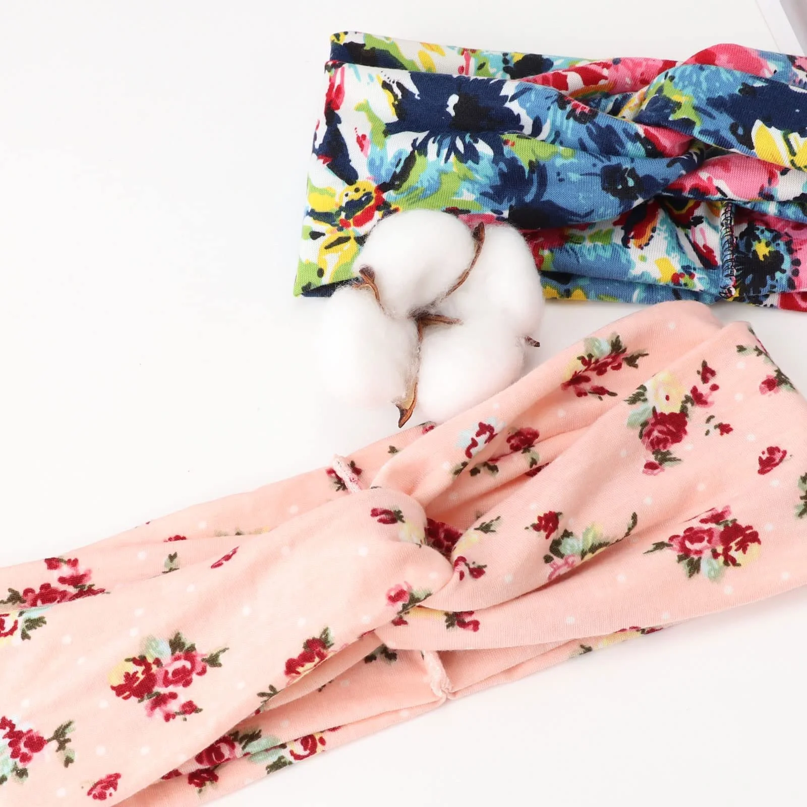 Пов'язка на голову DRESHOW, набір з 4 штук, еластична м'яка, фото №6