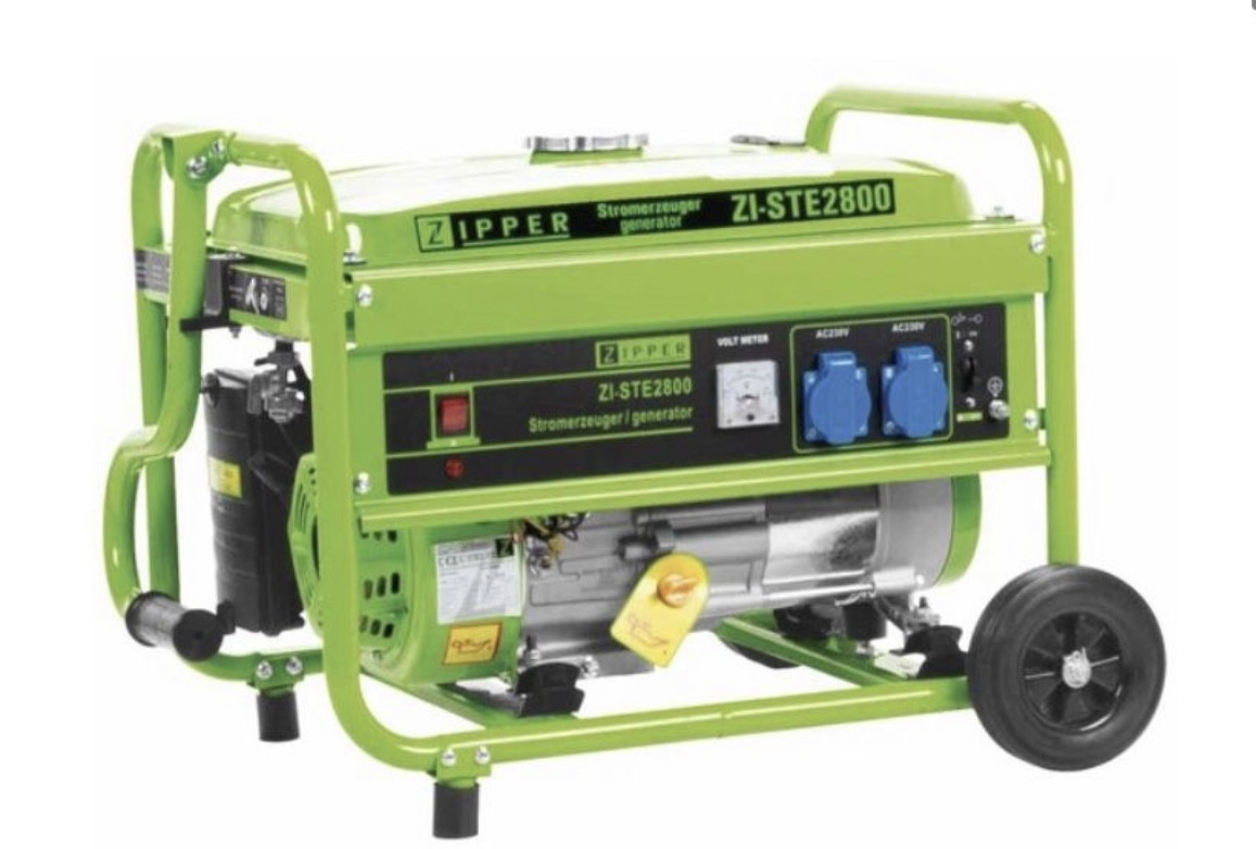 Бензиновый генератор ZIPPER ZI-STE2800 2.8 кВт медная обмотка, фото №1