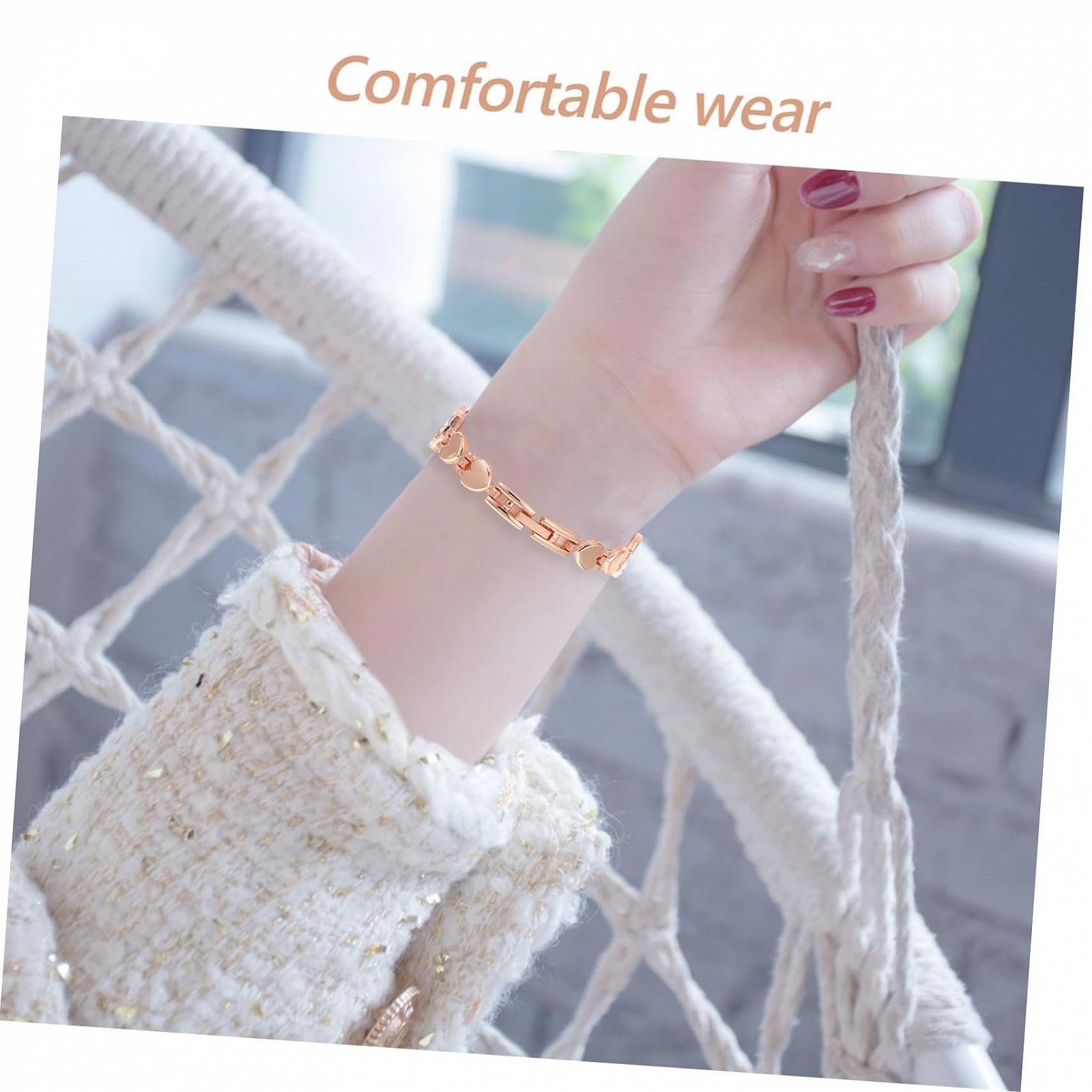 Цифровий годинник OATIPHO Золотистий, фото №7