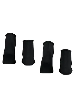 Шкарпетки ESPRIT Cozy Dot Short Жіночі, дихаючі, регулюють клімат, вовна, однотонні, 2 пари synthetic.ua - Фото 1