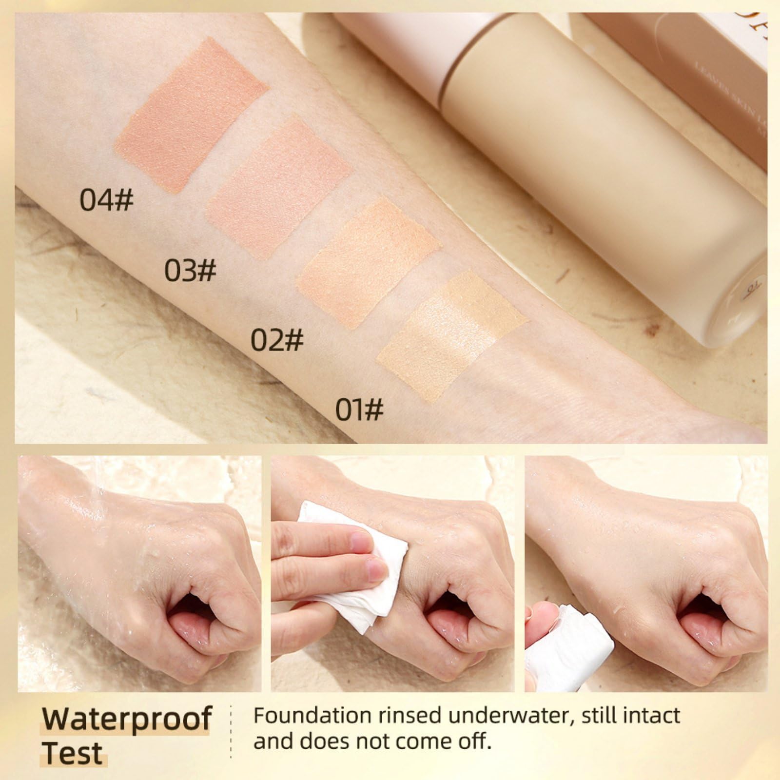 Крем Allbestaye Face Foundation Primer BB Concealer Makeup Base Moisturising Blemish Balm (A3), фото №6