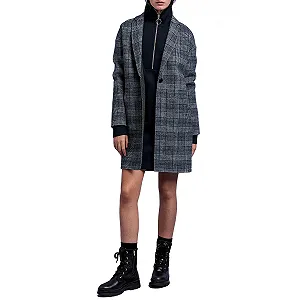 Пальто GANT Regular Fit Сірий synthetic.ua - Фото 1