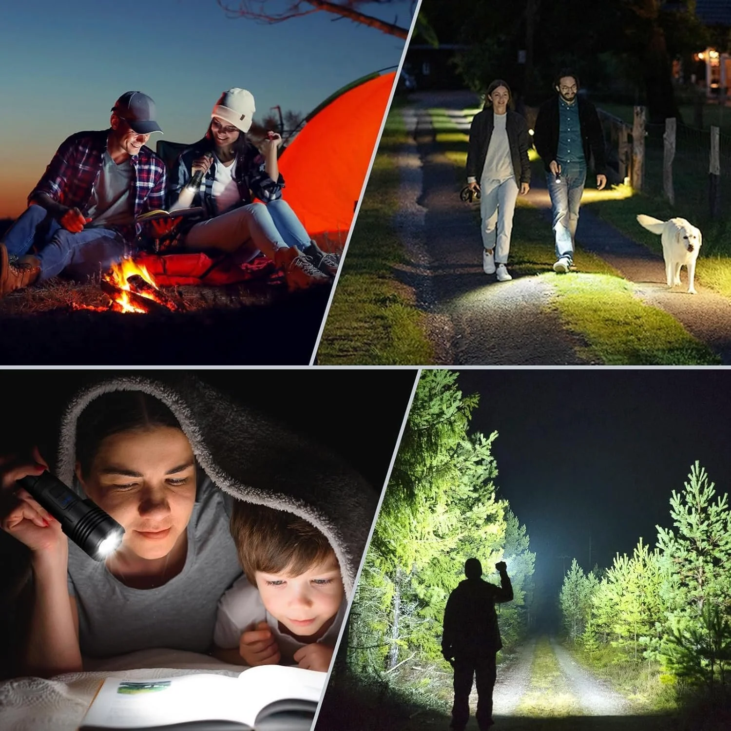 Світлодіодний ліхтар Cinlinso 500 000 люмен, тактичний, USB-C, акумуляторний, 7 режимів, масштабований, IPX6, з батареєю, фото №8