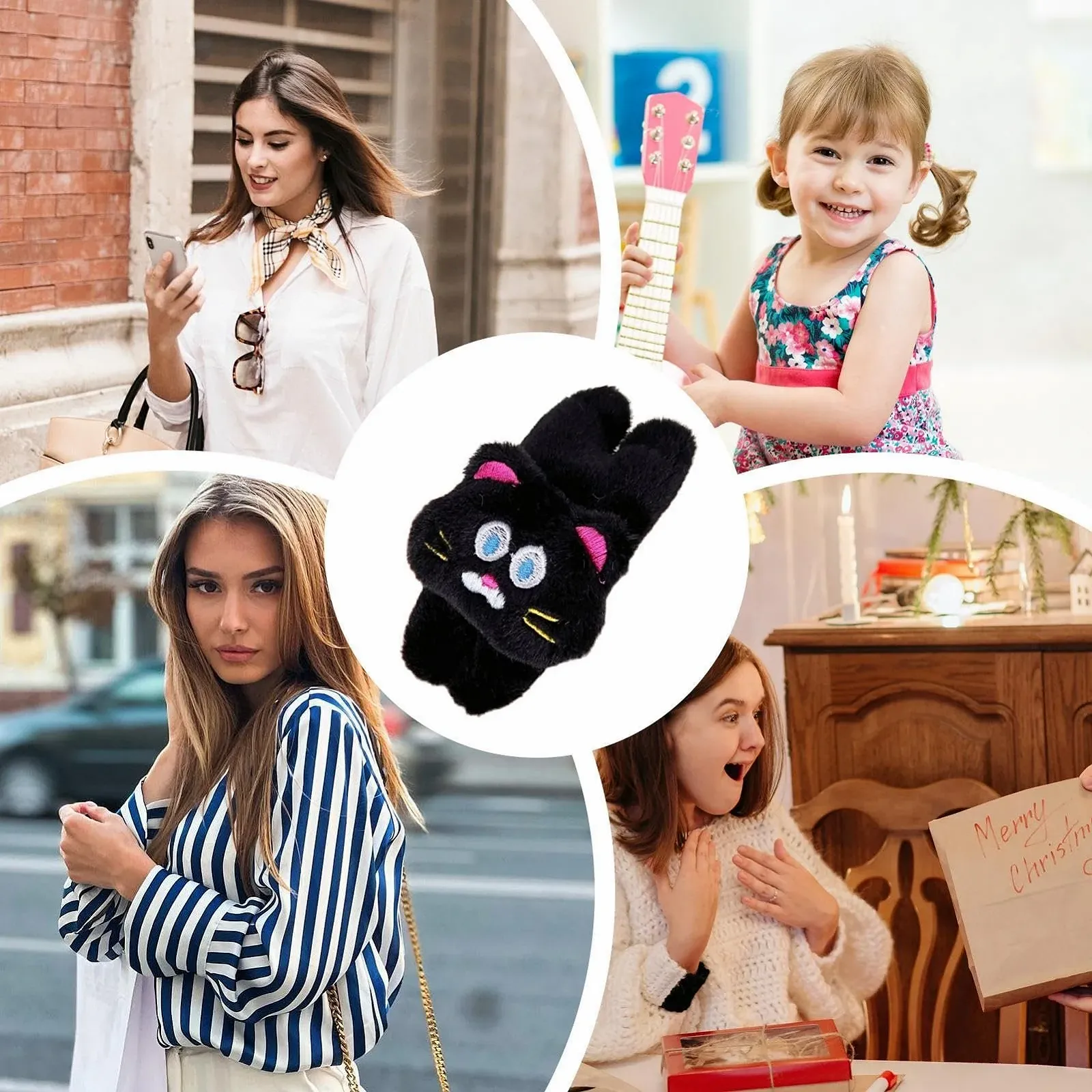 Заколка для волос Плюшевая для кошек Модная Аксессуары для волос, фото №4 Заколка для волос Плюшевая для кошек Модная Аксессуары для волос, фото №4