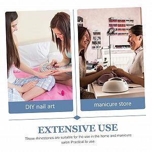 Стразы для ногтей Сердце 3D украшения для ногтей 30 шт. synthetic.ua - Фото 1