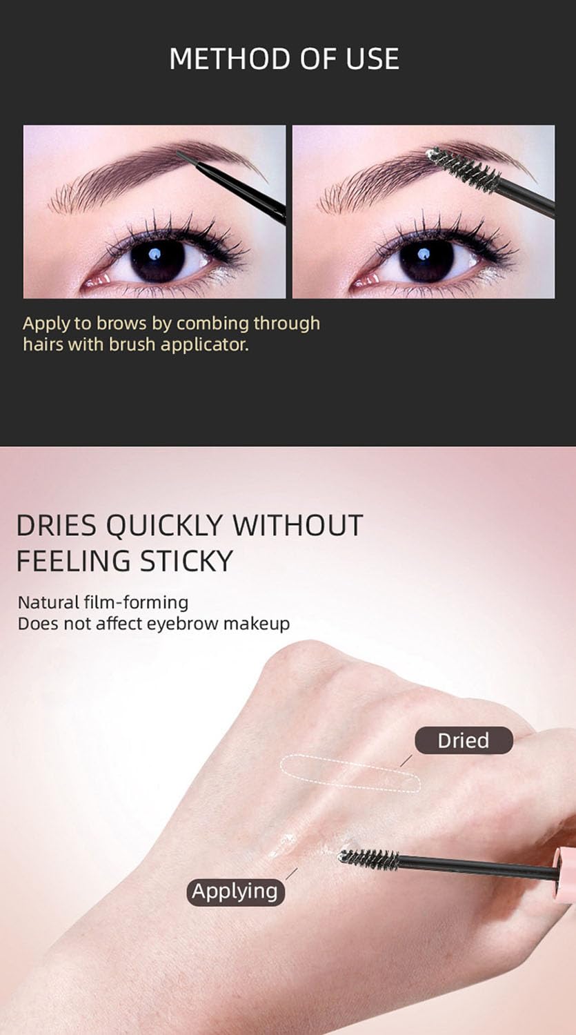 Мило для брів 2шт Прозоре Віск гель, фото №5